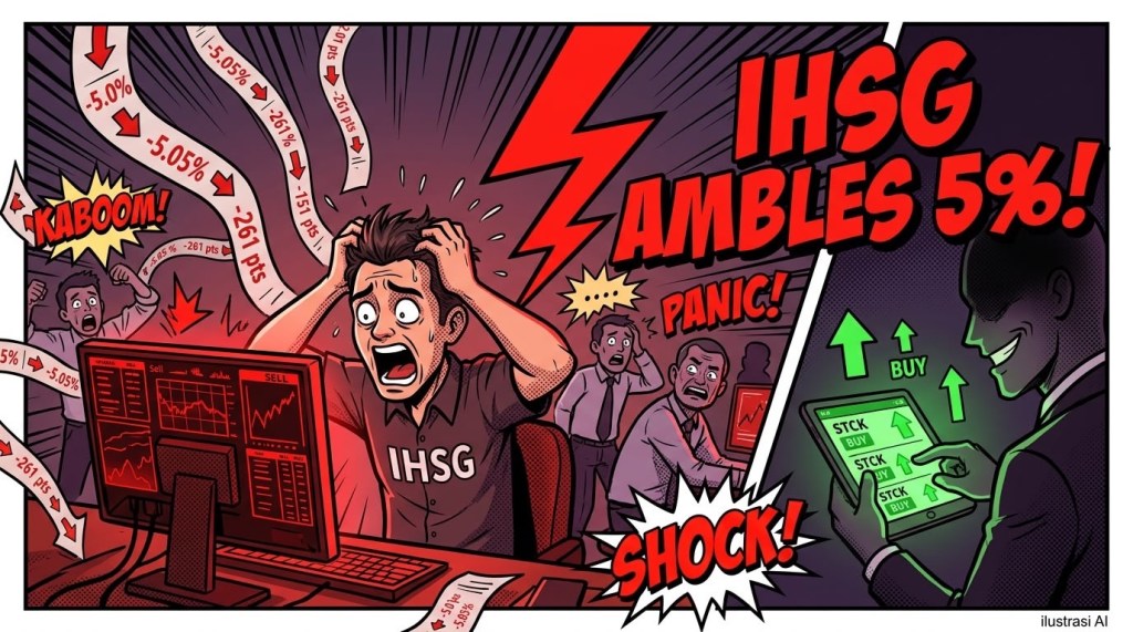 IHSG Ambruk Hampir 5 Persen, Investor Asing Malah Borong Saham Ini Saat Pasar&nbsp;Panik?