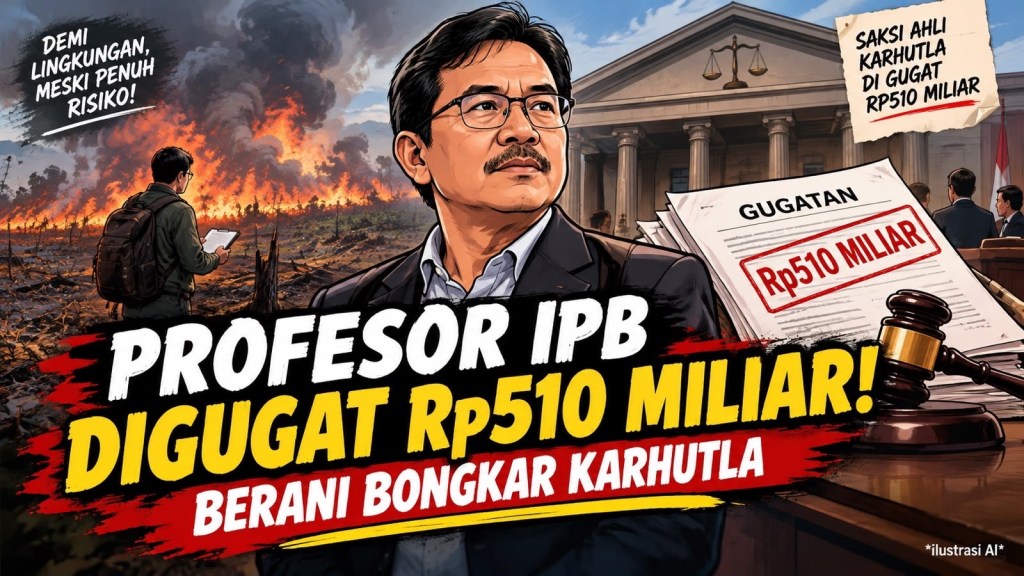 Kisah Profesor IPB Bambang Hero Tetap Teguh Ungkap Karhutla Walau Digugat Rp510&nbsp;Miliar